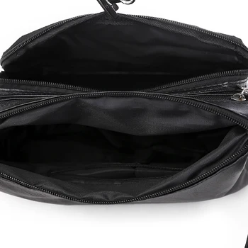 Damska torba Wild Fashion Light Weight Casual Messenger Solid Bags damska mała miękka skóra ekologiczna torba na ramię
