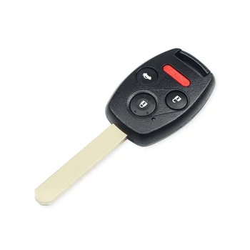 Dandkey 3/4 przycisku zdalnego klucza wzorzec Honda Accord 2008-2012 313,8 Mhz MLBHLIK-1T ID46 chip Fob Uncut HON66 Blade klucz samochodowy
