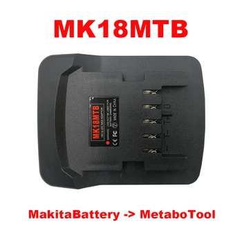 Dawupine adapter konwerter MK18MTB DW18MTB użyć Makita BL1830 DeWolt DCB200 18V 20V akumulator litowo-jonowy na Metabo 18V litowo-narzędzie