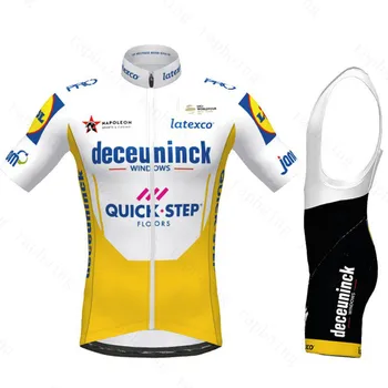 DECEUNINCK QUICK-STEP GIRO D ITALIA 2020 SET Cycling Clothing Bike Jerseys Suit Ropa Ciclismo Men Pro Bicycling Jersey Maillot