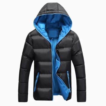 DIMUSI męska zimowa kurtka damska z kapturem ciepła w dół bawełna parki męskie casual bluza wiatrówka ciepły płaszcz 5XL,YA696