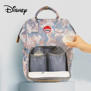 Disney Mickey USB Mumia torby na pieluchy macierzyństwa plac torba wielofunkcyjna dużej pojemności Mumia torby na pieluchy podróży wózek torba