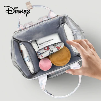 Disney Mickey USB Mumia torby na pieluchy macierzyństwa plac torba wielofunkcyjna dużej pojemności Mumia torby na pieluchy podróży wózek torba