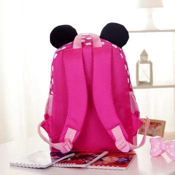 Disney Przedszkola Szkolny Torba Moda Chłopiec 3-6 Lat Dziecko Plecak Kreskówka Myszka Minnie Torba