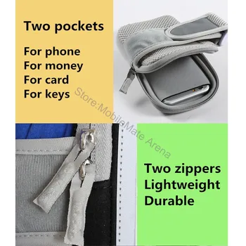 Dla Iphone X 8 Plus 7/Xiaomi Redmi 4x 4a Mi A1 Note 4 wodoodporny pokrowiec Etui iphone akcesoria Run Gym Sports Belt Pouch Hand Bag