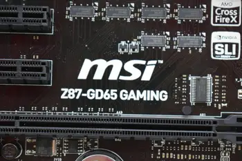 Dla MSI Z87-GD65 GAMING Intel Z87 LGA 1150 i3 i5 i7 DDR3 32G SATA3 USB3.0 ATX Desktop jest używana płyta główna