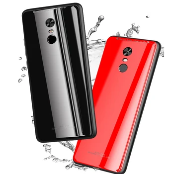 Dla Redmi Note 4X Case luksusowy połysk szkło hartowane Silikonowy pokrowiec Case for Xiaomi Redmi 4X / Redmi Note 4 Note 4 Global