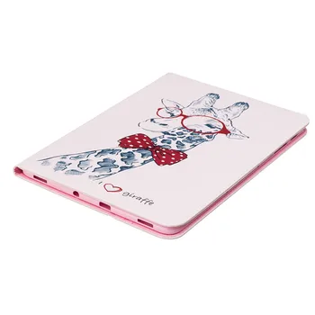 Dla Sasmung Galaxy Tab S3 9.7 Case SMT820 T825 Cover Cartoon Streszczenie FlowerTree Luxury Stand Flip Wallet PU Leather Tablet Case