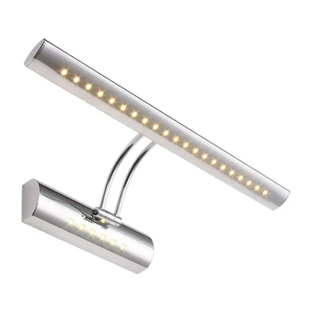 DONWEI 7W 9W LED Makeup Mirror Light Stainless Wall Lamp Modern Home Decor Ligths With Switch for Bathroom Bedroom AC 110V-220v