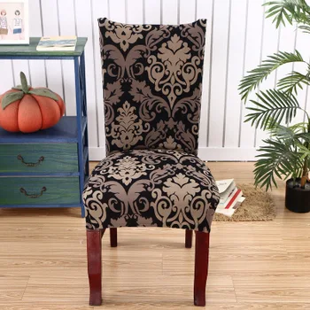 Drukowanie elastan odcinek pokrywa krzesła bardzo elastyczna siedzenia pokrowce na krzesła regulowane ślizgowe pokrowce restauracja banquet dekoracje do domu