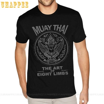 Duży rozmiar Garuda Muay Thai koszulki Homme styl podstawowy z krótkim rękawem męskie markowe koszule 90-tych retro odzież