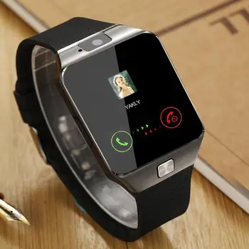 Ekran dotykowy inteligentne zegarki dz09 z aparatem Bluetooth zegarek karta SIM Smartwatch for Ios telefonów z systemem Android Supp