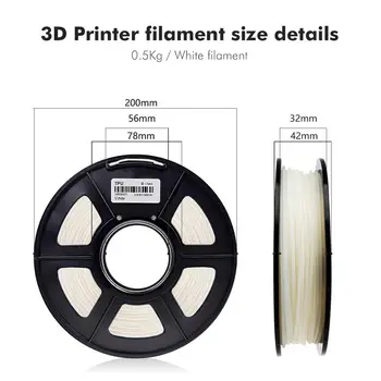 Enotepad elastyczne nici drukarki 3D TPU wątek 1.75 mm 0.5 kg cewka w 95A twardość Shore bez pęcherzyków