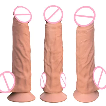 Erotyczny miękki wibrator z podgrzewaną wodą analny korek analny teleskopowy penisa silna przyssawka Dick zabawka dla dorosłych, G-Spot, orgazm, seks zabawki