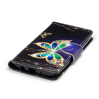 Etui do telefonu LG K8 LTE K350 K350E K350N faux odwróć skórzany portfel gniazdo kart moda pomalowana pokrywa telefonu LG K8 Case