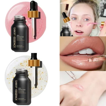 Face Primer Brighten Moisturizer krem gładki 24K Gold Elixir Essence Oil Base Control Make Up Under Eye Lip Pore Minimizer