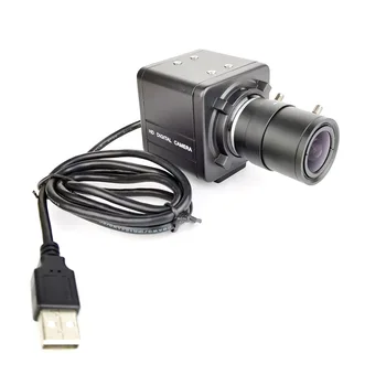Full HD 1080P PC Webcam 5-50mm 2.8-12mm manualny zoom Varifocal CS obiektyw USB kamera dla komputerów PC komputer laptop