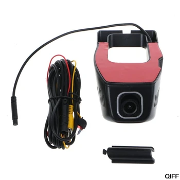 Full HD 1080P WIFI rejestrator samochodowy Dash Cam Night Vision Car Camera Decor 170 stopni May06