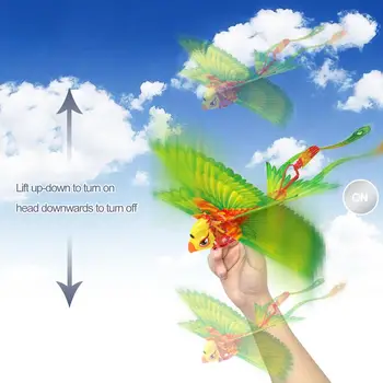 Go Go Bird Remote Control Flying Toy Mini RC Helicopter Drone-Tech Toys Smart Bionic Trzepotanie Skrzydeł Flying Birds for Kids Adults