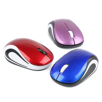 Gorąca 2000DPI 2.4 Ghz bezprzewodowa mysz USB odbiornik mini komputerowa mysz 3 przyciski optyczne ergonomiczne myszy do PC Latop