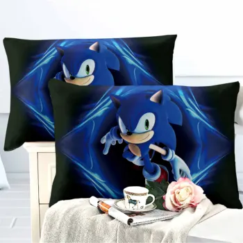 Gorąca wyprzedaż anime Sonic pościel zestaw kreskówka kołdrę zestaw dla dzieci prezenty chłopiec sypialnia pościel Królowa King Size zestawy