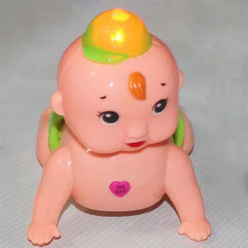 Gorące śmieszne śpiewające zabawki Twist Ass Crawling Doll e-zabawka Baby Children Kids Toys LED Świecącymi Toddler Educational Toy Gift