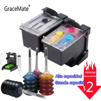 GraceMate 302XL Ink Refill kompatybilny do Hp 302 XL Ink for Deskjet 1110 2130 1112 3630 4520 4250 3830 5220 5230 5232 drukarka