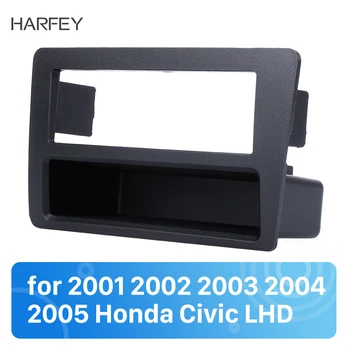 Harfey do 2001 2002 2003 2004 2005 Honda Civic LHD Dash Mount Trim Panel Stereo Frame 182*53mm Radio Fascia Car refitting Kit