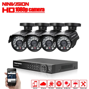 HD 2.0 MP CCTV System 3000TVL 8CH AHD Security 1080P Video Night Vision Home Surveillance Security Cameras System With 1TB HDD