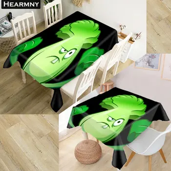 HEARMNY Plant VS Zombie obrus 3D Оксфордская tkaniny kwadratowa/prostokątna pokrywa przeciwpyłowa stołu na imprezę Home Decor TV Covers