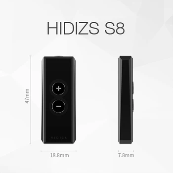 Hidizs S8 CS43131 USB przenośny DAC typ C do 3,5 mm HiFi wzmacniacz dekodowania słuchawek do telefonu z systemem Android na KOMPUTERZE MAC