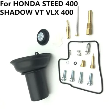 HONDA STEED 400 SHADOW VT VLX 400 1994-2002 naprawa gaźnika zestaw naprawczy membrany tłok w/igła
