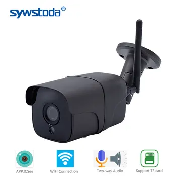 ICsee WirelessIP Camera ONVIF 1080P Wifi Wired CCTV Bullet Camera Outdoor Two-Way Audio TF Card Slot IR 20m P2P Optional 5MP