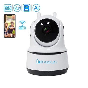 Inesun [2020 Newest] Indoor Wireless Security Camera 1080P IP WiFi Home Surveillance System with Human Tracking Two-Way Audio