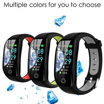 Inteligentne bransoletka F21 fitness monitor rytmu serca tracker aktywności najnowszy bransoletka zdrowia krokomierz Smartband zegar dla systemu Android IOS