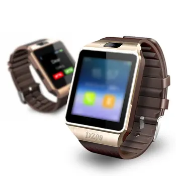 Inteligentny Zegarek Dz09 Gold Silver Zegarek Smartwatch For Ios Dla Systemu Android Karty Sim Camera Watch