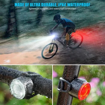 IPX6 wodoodporny led rower światło lampa tylna USB, akumulator, tylne światła rowerowe bezpieczeństwa lampka ostrzegawcza jazda na Rowerze światło akcesoria do rowerów