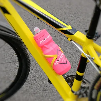 Jazda na rowerze ściśnij butelkę wody BPA free regulowany zamknięte rower lub herbaty wody pitnej