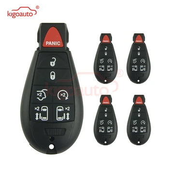Kigoauto 5szt #10 M3N5WY783X Fobik key remote 6 button with panic 434Mhz IYZ-C01C dla Chrysler Town & Country Mini Van smart key