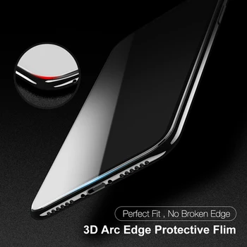 KISSCASE 6D, hartowane szkło iPhone X XR XS Max Carbon Fiber Screen Protector dla iPhone 6 6s 7 8 Plus pełne pokrycie telefonu