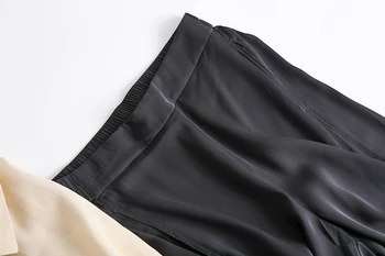 Kobiety 19 mm czysty jedwab spodnie Szerokie spodnie BP0001
