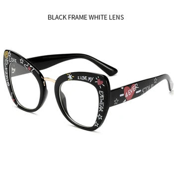 Kobiety Na Przewymiarowany Okulary Mężczyźni Wzór Formularz Okulary Damskie Przeciwsłoneczne Czarne Stylowe Okulary Przeciwsłoneczne Marki Projektant Włosów Accesorios