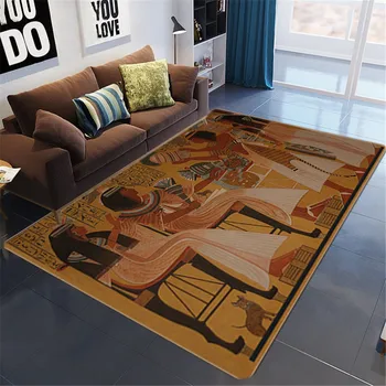 Kultura egipska duże dywany do salonu vintage skandynawski styl etniczny dywanik podłogowy antypoślizgowe do prania dywan sypialnia obok mata