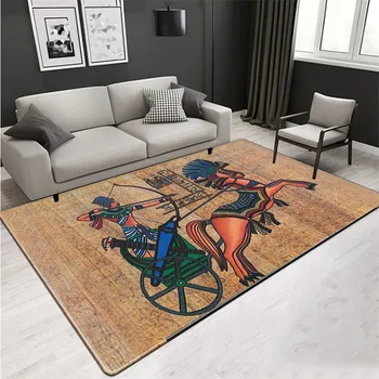 Kultura egipska duże dywany do salonu vintage skandynawski styl etniczny dywanik podłogowy antypoślizgowe do prania dywan sypialnia obok mata