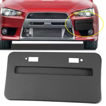 LEEPEE do Mitsubishi Lancer GTS EVO X 2008-2018 akcesoria samochodowe auto zderzak przedni montaż tablicy rejestracyjnej ramka Передислокатор baza