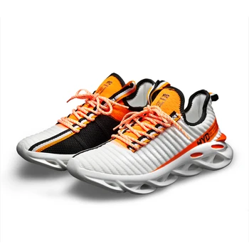 Letnia tendencja męskie obuwie oddychające Męskie buty do biegania na świeżym powietrzu moda osobowość męskie buty antypoślizgowe buty Tenis