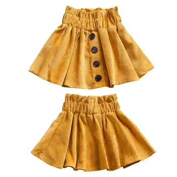 Letnie dzieci dziewczyny jednolity kolor elastyczny pas krótkie spódniczki tutu 2-7Y