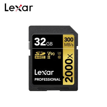 Lexar Memory Card 128GB Professional Karty SD 64GB 2000x High Speed SDHC SDXC Card 32GB UHS-II Card U3 dla 4K Full HD Video Camer