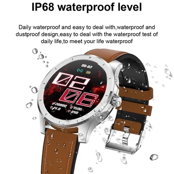 LIGE Smart Watch Phone Full Touch Screen Sport Fitness Watch wodoszczelna IP68 połączenie Bluetooth dla Android ios smartwatch Men