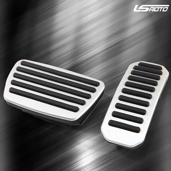 LS AUTO pedały samochodowe pokrowce do Lexus ES i Toyota Highlander/Prado/Land cruiser/Camry stylizacja pojazdów Samochodowych pedały hamulcowe aluminium